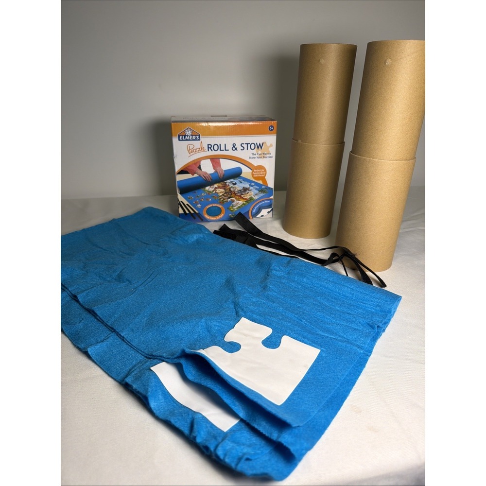 Elmers Puzzle Roll & Stow Storage System 24" x 42" Roll-Up Mat - Up To 1500 Pcs